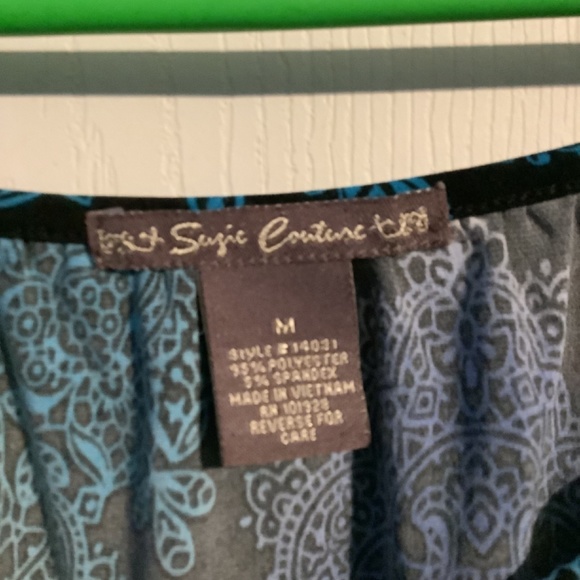 Women’s Susie Couture Top Size M - Picture 8 of 13